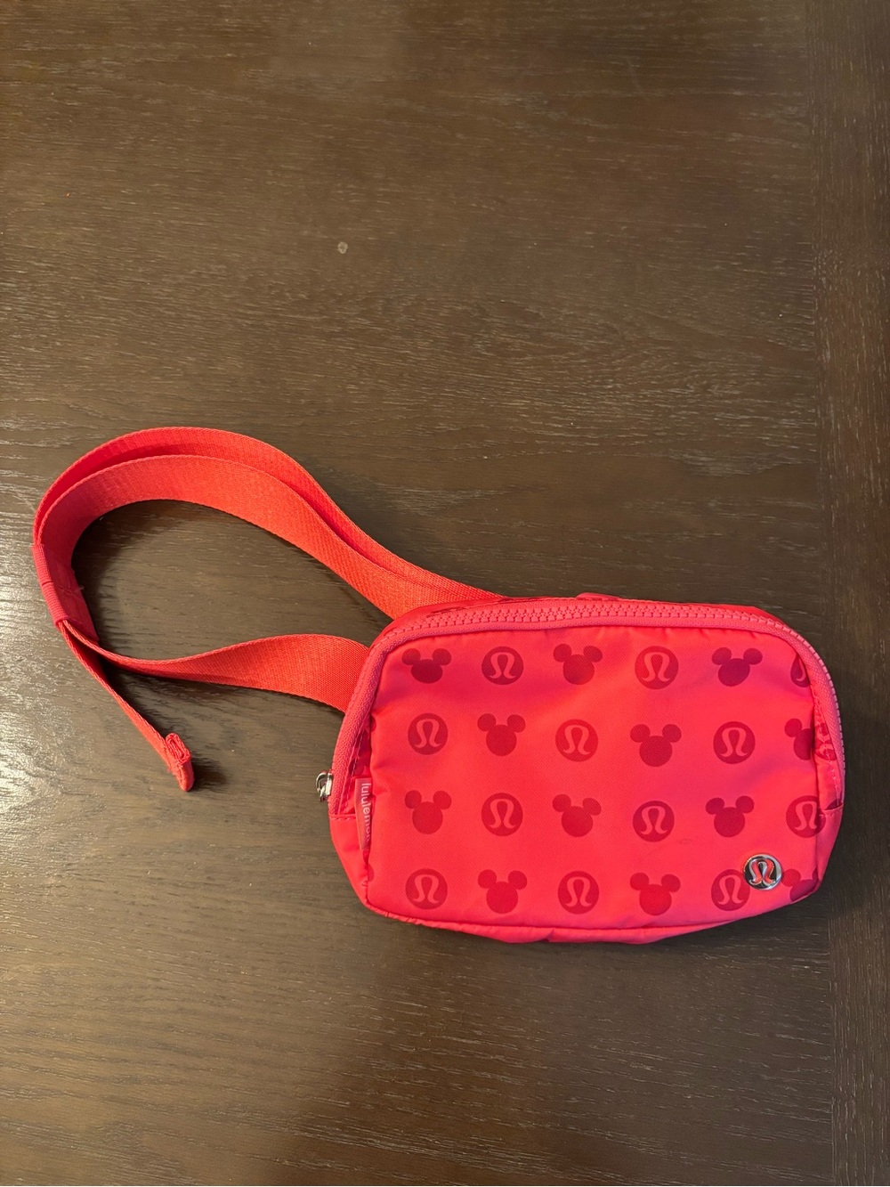 lululemon athletica Kids Red Disney Mickey Pattern Belt Bag